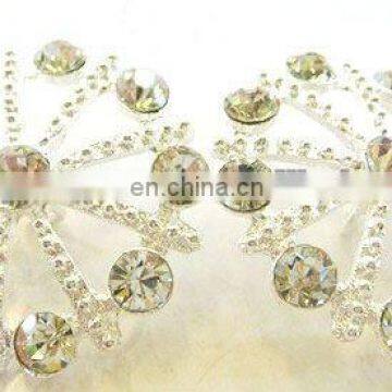 2013 new rhinestone hair flower embellishment garment accessory button shoe clip