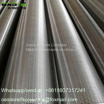 Stainless Steel 304L Continuous slot johnson type well screens for water well drilling