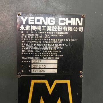 Used Taiwan YCM FV102A Vertical Machining Center photo-3