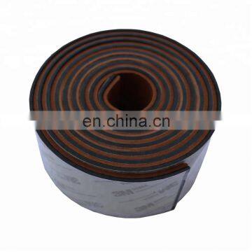 Melors Dark Brown + Black Color EVA Foam Marine Boat Flooring Faux Teak Strip