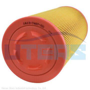 UTERS Replace of Atlas Copco Air Intake Filter Element 1613 7408 00 Accept Custom photo-2