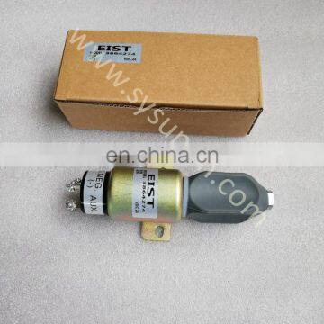 Factory price excavator Diesel Engine Parts 24 Vlot Engine Stop Solenoid Valve 3864274 ISDe ISBe QSB Fuel Pump Solenoid