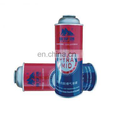 China empty butane gas cartridge wholesale and empty aerosol can 227g