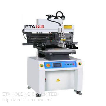 ETA Semi Auto High Flexibility SMD Screen Printing Machine For PCB Making Line