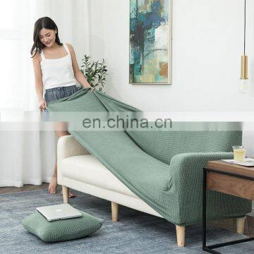 Hot sale decorative polyester spandex jacquard sofa cover set slipcover stretch