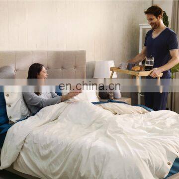 2020 Hot Sale Durable Antique Cream 100% Washed Cotton Duvet Cover Set For Hom Hotel Travel photo-4