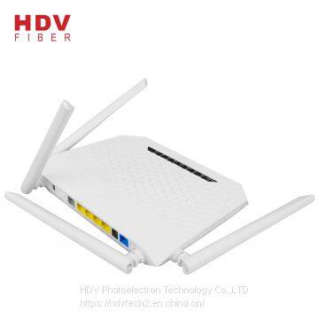 Dual Band 2.4G&5G FTTH 4GE+4WIFI+1POTS+1USB 5dBi 4 Antennas AC XPON GPON ONU For ZTE Huawei photo-2