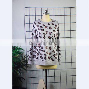 New Family Matching Christmas Mommy and Me Outfits Pullover Sweatshirt Mother Daughter Women Leopard Kitted Sweater photo-5