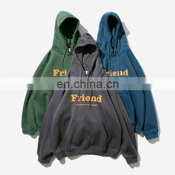 Personalised printed hip hop style men hoodie custom