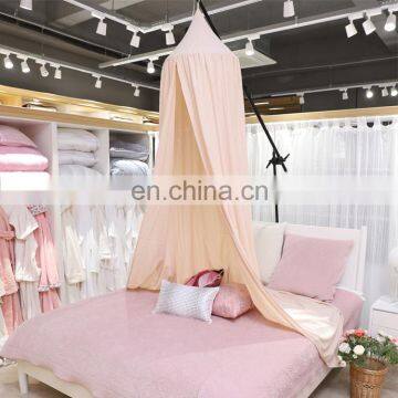 Cotton Round Dome Bed Canopy Draper Bedcover Kids Play Tent for Reading Mosquito Net Curtain photo-3
