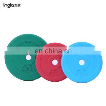 High Quality Weight Lifting Rubber Barbell Disc For Home Use