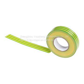 Green and Yellow Color Double Colors Insulation PVC Electraical Tape With Glue photo-2