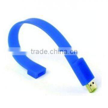 usb flash silicone bracelet