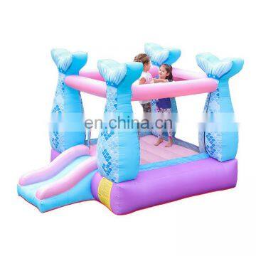 small inflatable bouncer pvc with slide for sale