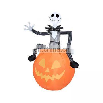 Giant halloween inflatables pumpkin with led light for outdoor yard decoration