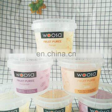 500ml PP Plastic Buckets for Oyster Sauce With Lid and Handle photo-3