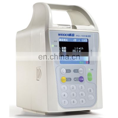 Hot-selling Wego medical infusion pump emergency devices with LCD screen CE approved for hospital