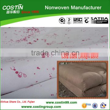 Printing nonwoven fabric for Sofa Back Lining Material