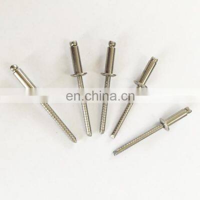 China Flat Domed Head Blind Pop Rivet Solid Steel Rivets Stainless Steel photo-5