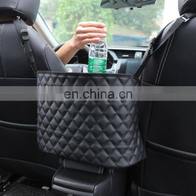 Car Seat Storage and Handbag Holding Net Hanging Storage Bag Between Car Seats, Barrier of Backseat Pet Kids