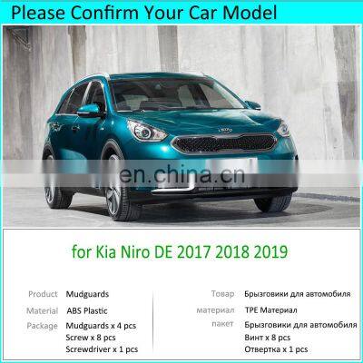 4PCS for KIA Niro DE 2017 2018 2019 Auto Front Rear Mudguards Mudflaps Fender Mud Flap Splash Mud Guards Car Wheel Accessories photo-2