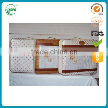 China supplier clear pvc zipper quilt, pillow bag 2016