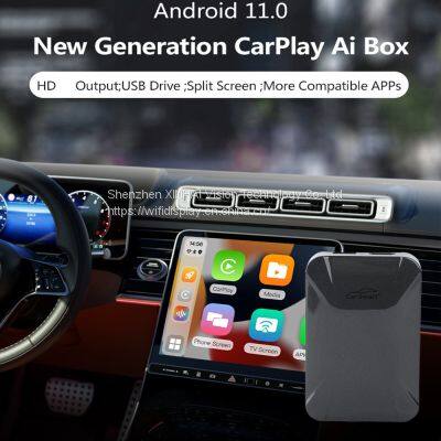 2022 NEW Carplay Android 11 Box suitable for NEW Audi Ford VW universal car screen youtube netflix video streaming