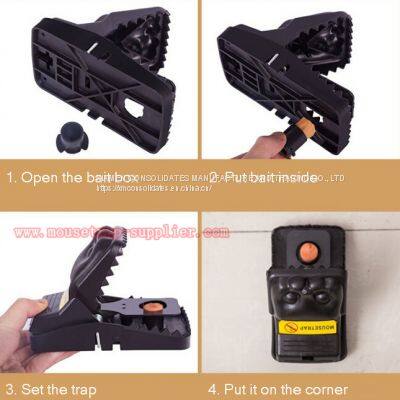 Plastic Rat Bait Station Rodent Control Snap Mouse Trap Killer photo-5