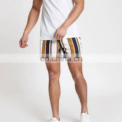 HOT Sell Beach Shorts Wholesale Mens Casual Swimming Plaid Board Striped Shorts Bermuda Shorts Elastic Waist Waterproof Support photo-2