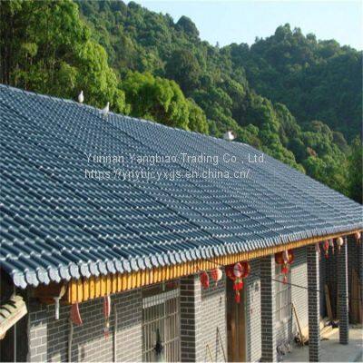 1050 Type Synthetic Resin Tile is Customized by Manufacturers With Various Colors and is Exported to Africa