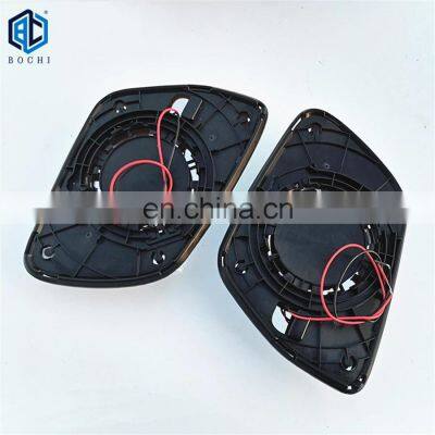 Blue Wing Mirror Glass Heated Angle Wide Glare Proof LED Turn Signal Lamp for HYUNDAI IX35 2018 2019