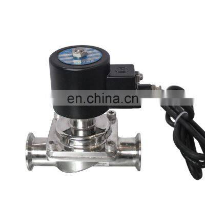 12V 24V Coil Explosion Proof High Temperature Sanitary Food Grade Solenoid Valve