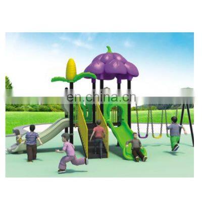 New item factory price school outdoor plastic swing and slide playground for kids