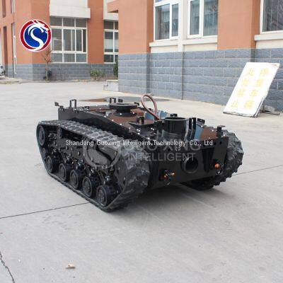LKT1500 Large Space Electric Rubber All Terrain Robot Tracked Vehicles Platform Robot Tank Chassis