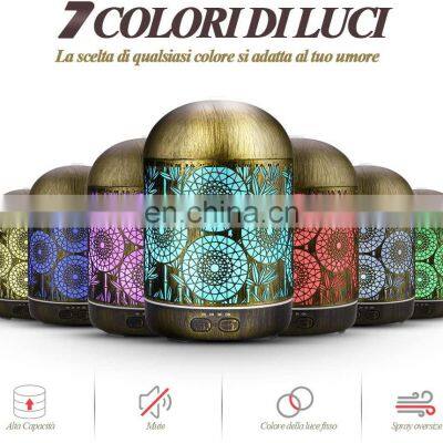 300ml Iron Cool Mist Home Hotel Office Spa Yoga Diffusers Machine For Essential Oils Metal Diffuser photo-5