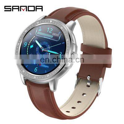 Sanda CF19 Trendy Design Intelligent Men Wrist Watches Waterproof Alarm Luminous Sport Android Smart Watch