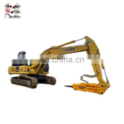 China and Japan made Komatsu PC450-8 crawler digger with hammer , Komatsu 45 ton hydraulic pumb excavator in Shanghai