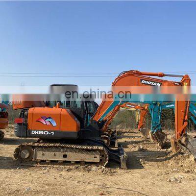 second hand doosan crawler excavator , doosan dh80-7 excavator , korea doosan excavator