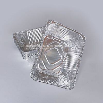 5400ml Deepened Tin Foil Soup Pan Turkey Tray With Lid photo-4