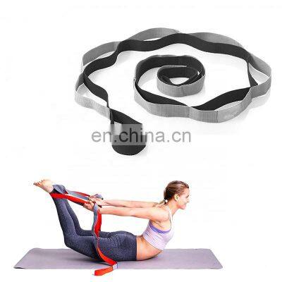Yoga Stretching Strap Stretch Band With 12 Loops photo-4