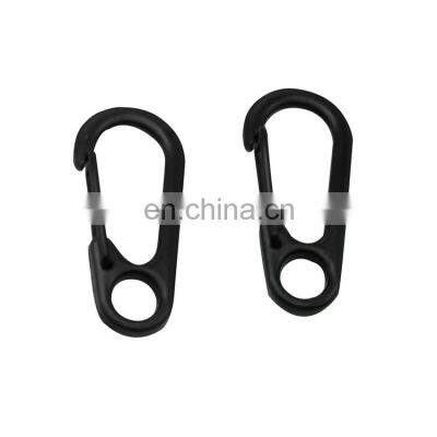 Wholesale Stainless Steel 304/316 Carabiner Quick Released Eye Split Keychain Snap Clip Hook 35MM Dog Leashes Bag Carabiner photo-3