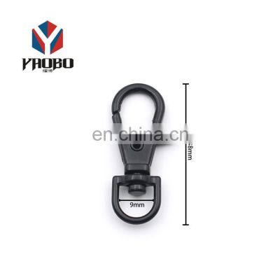 Well-designed Solid Trigger Ring Clip Black Swivel Snap Brass Hook