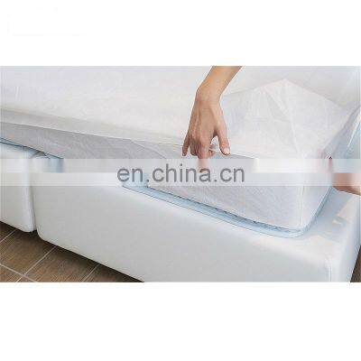 Nonwoven Disposable Medical Fitted Bed Sheet Flat Sheet,fitted Bed Sheet(elastic on Two Sides) 10,000pcs 90*235cm MT-BLC01 photo-3