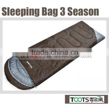 TOOTS Comfortable 3 season Rectangular Hooded Sleeping Bag