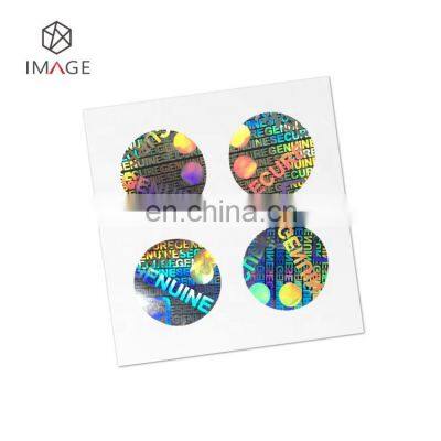 15mm Warranty VOID Tamper Proof Hologram Sticker With SECURE GENUINE Background photo-2