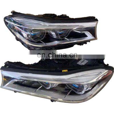 High Quality Aftermarket Full LED Laser Headlamp Headlight for BMW 7 SeriesG12 Head Lamp Head Light 2016-2019 photo-3