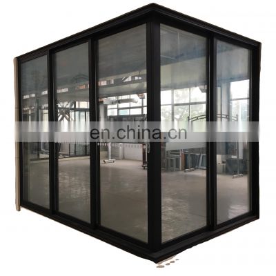 interior bathroom Aluminum casement glass doors hinged door patio French door price