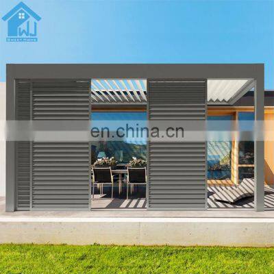 Waterproof Outdoor Gazebo Aluminum Louvred Roof gazebo aluminum pergola