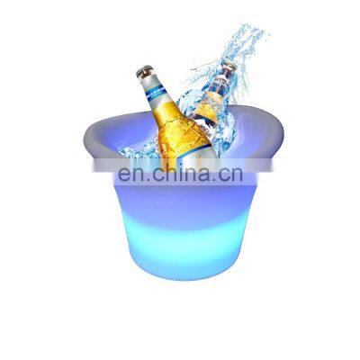 rechargeable beer led ice bucket KTV/ Nightclub Party rechargeable luxury plastic Modern Home LED Glowing LED Ice Bucket