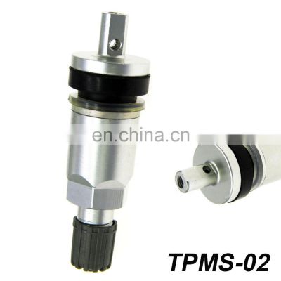 Automobile tire valves replacement kit for tire pressure sensor tpms tubeless valve stems aluminum alloy